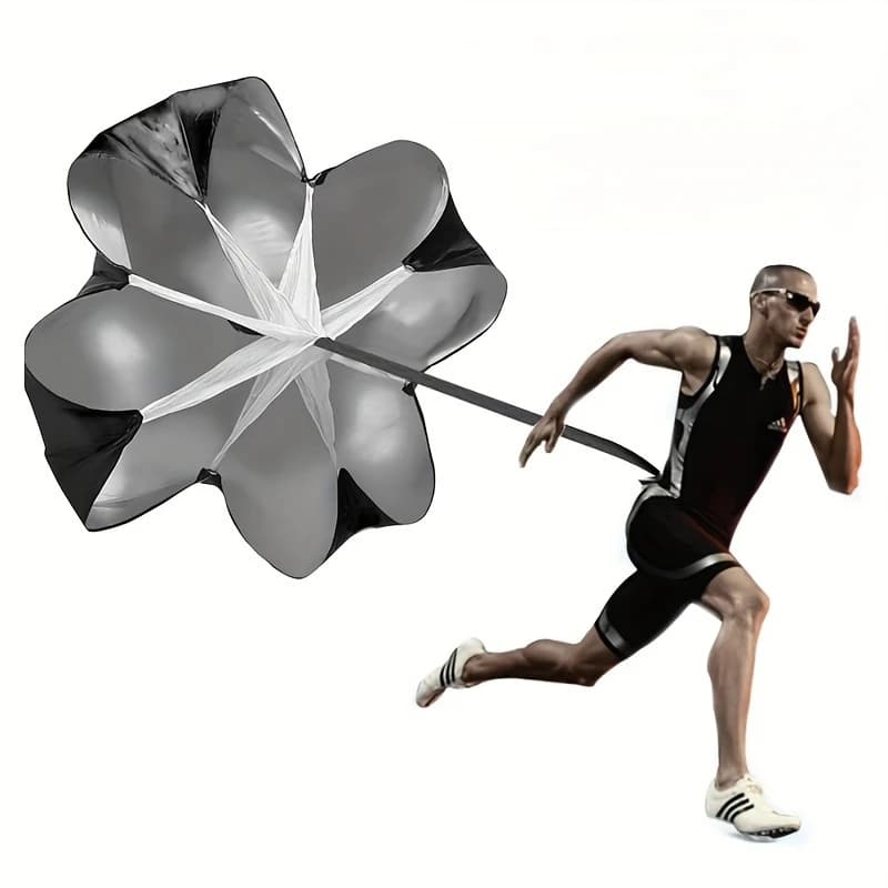 Running Parachute Speed Training Resistance Chute Adjustable Waist Belt Sprint Training Equipment for Soccer Football and Track