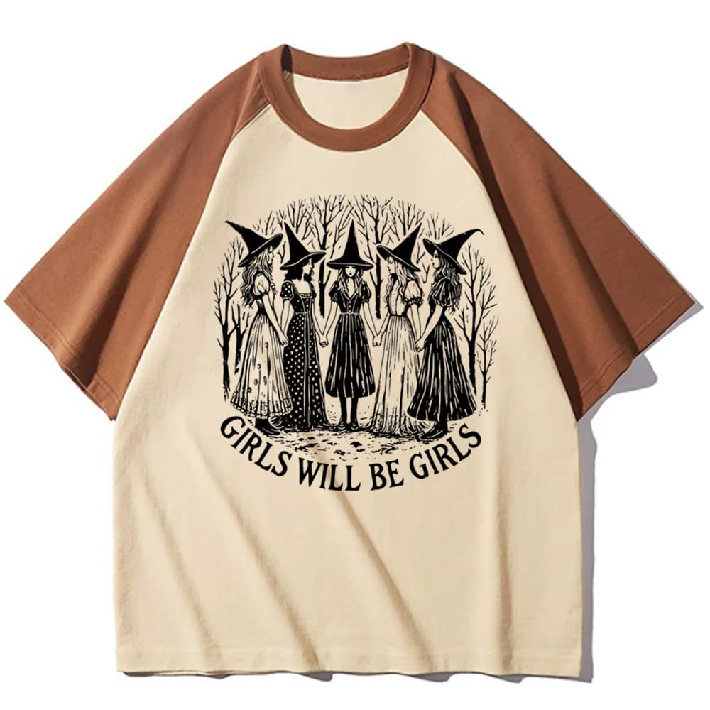 Maglietta da strega femminile anni '80 University Y2k Pop Culture Punk t-shirt da donna anni 2000 Classic kawaii University Punk estetica