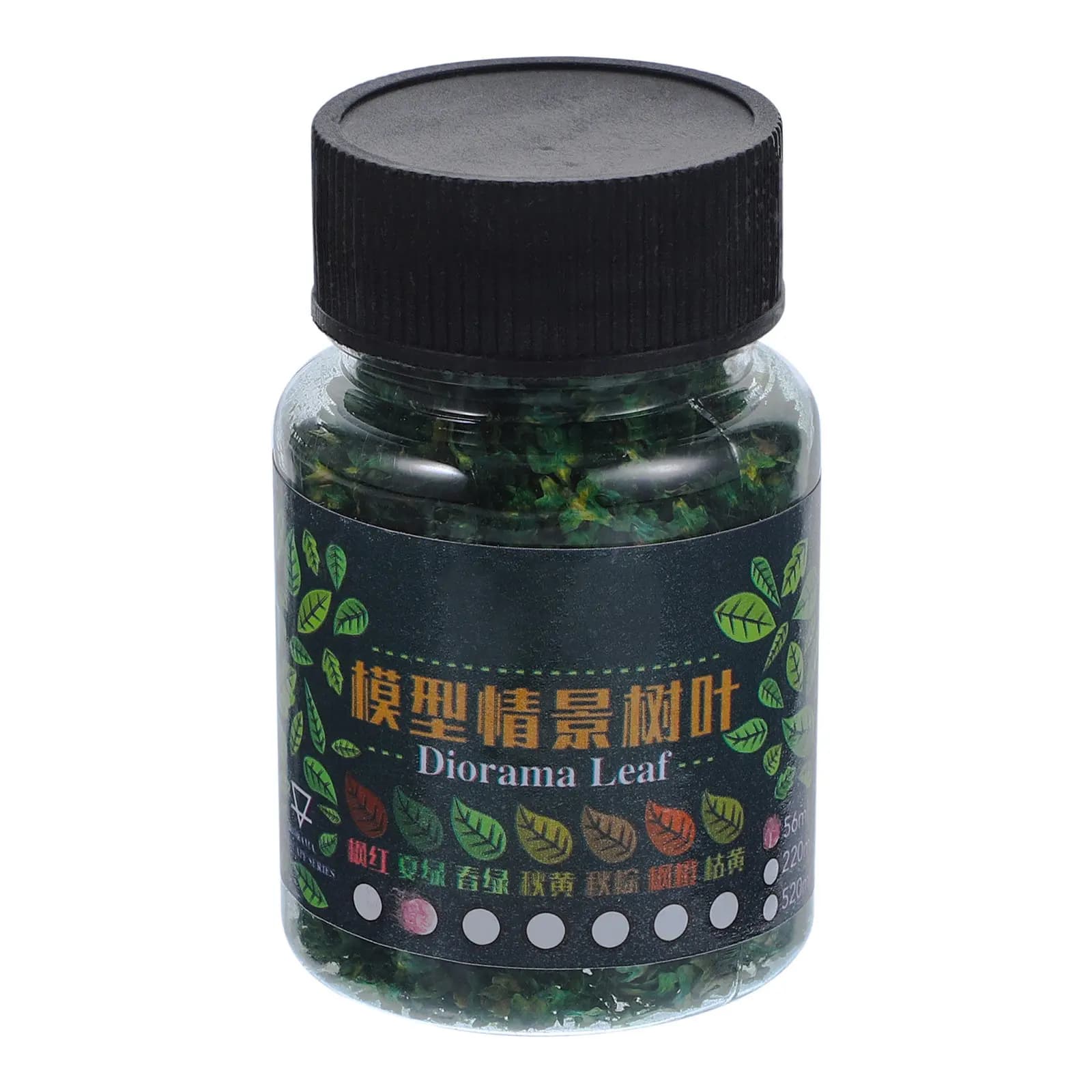1 Bottle Miniature Leaves Artificial Plant Ornament Mini Simulation Leaves Garden Room Balcony Decoration DIY Landscape Micro