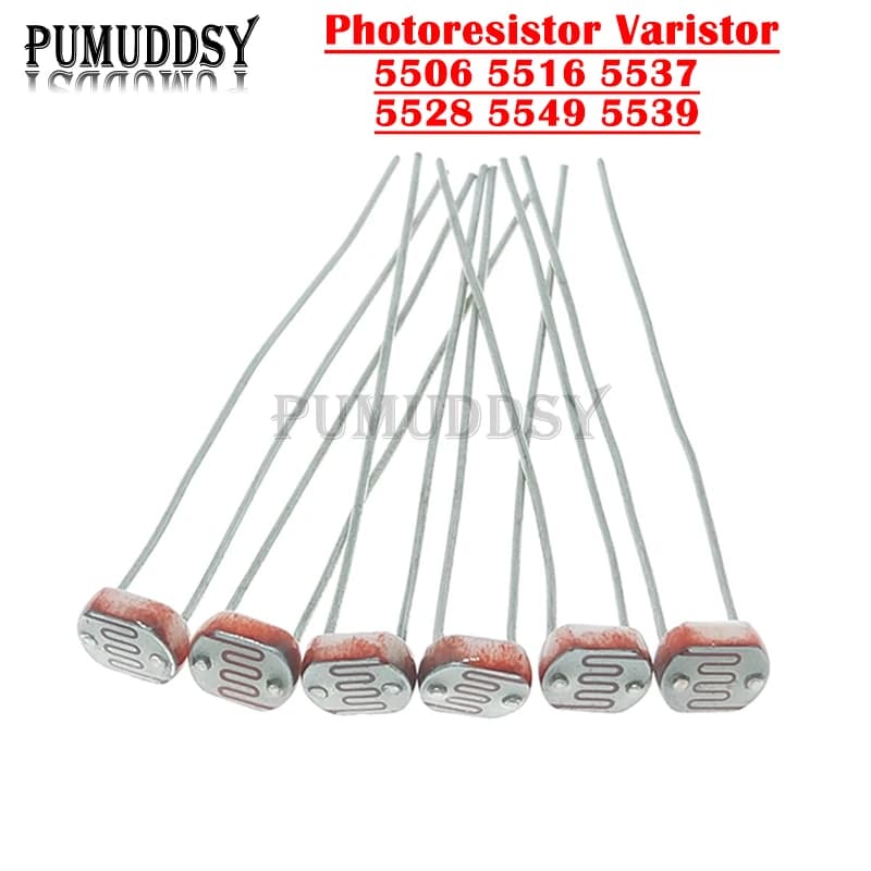 Photoelectric resistor sensitive to light photo LDR 5528 GL5528 5537 5506 5516 5539 5549 for Arduino GL5506 GL12528