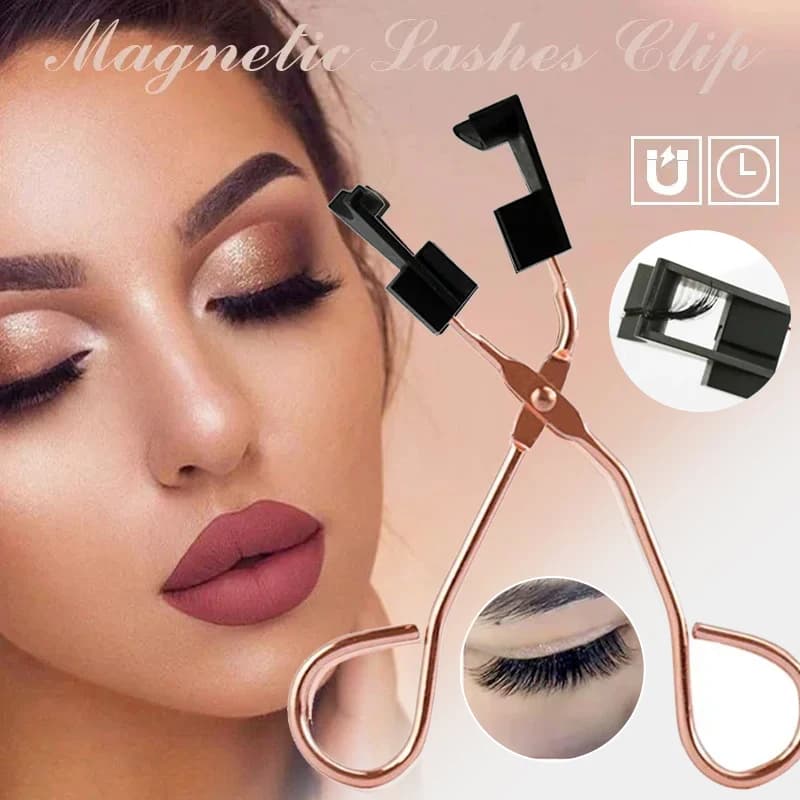 Magnetic Folder Portable Stainless Steel, Magnetic Eyelash Applicator, Eye Makeup Tool from Natural Appearance
