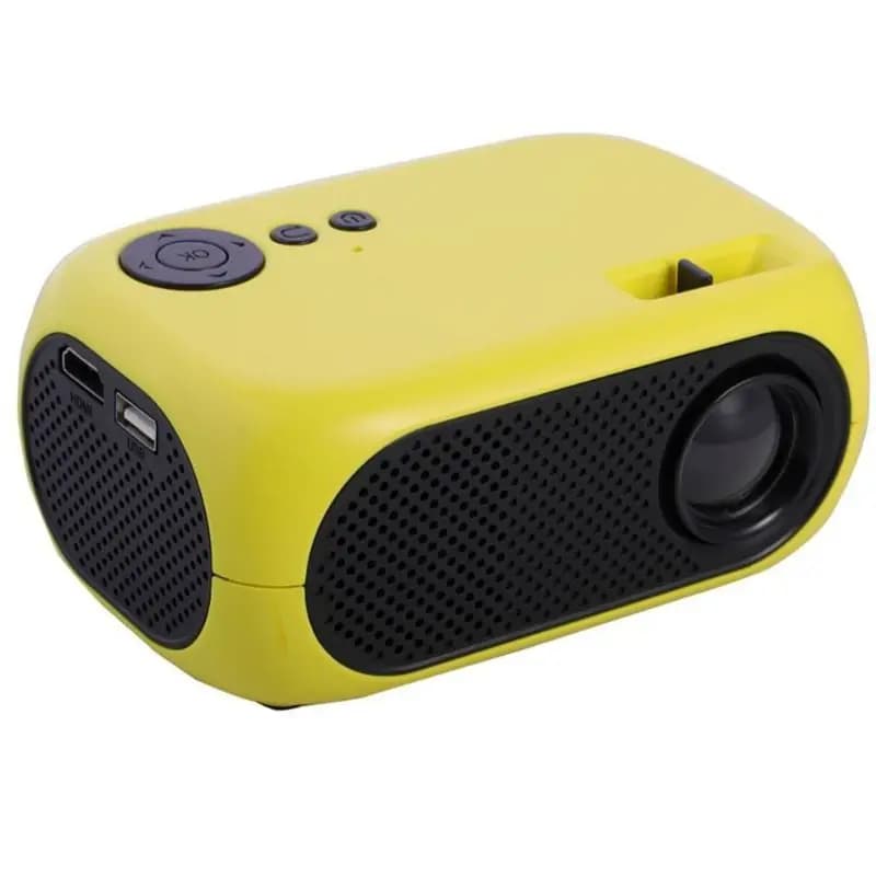 Proiettore Portatile Mini LED A92Z 360P con Altoparlante e Telecomando per Campeggio/uso Domestico