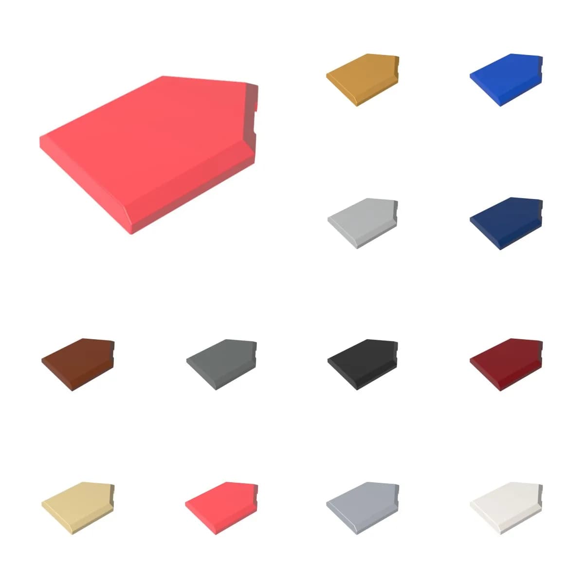 50 pz 22385 Piastrella Modificata 2x3 Mattoni Pentagonali Collezioni Bulk Modulare GBC Giocattoli Per Tecnico MOC FAI DA TE Building Blocks Compat