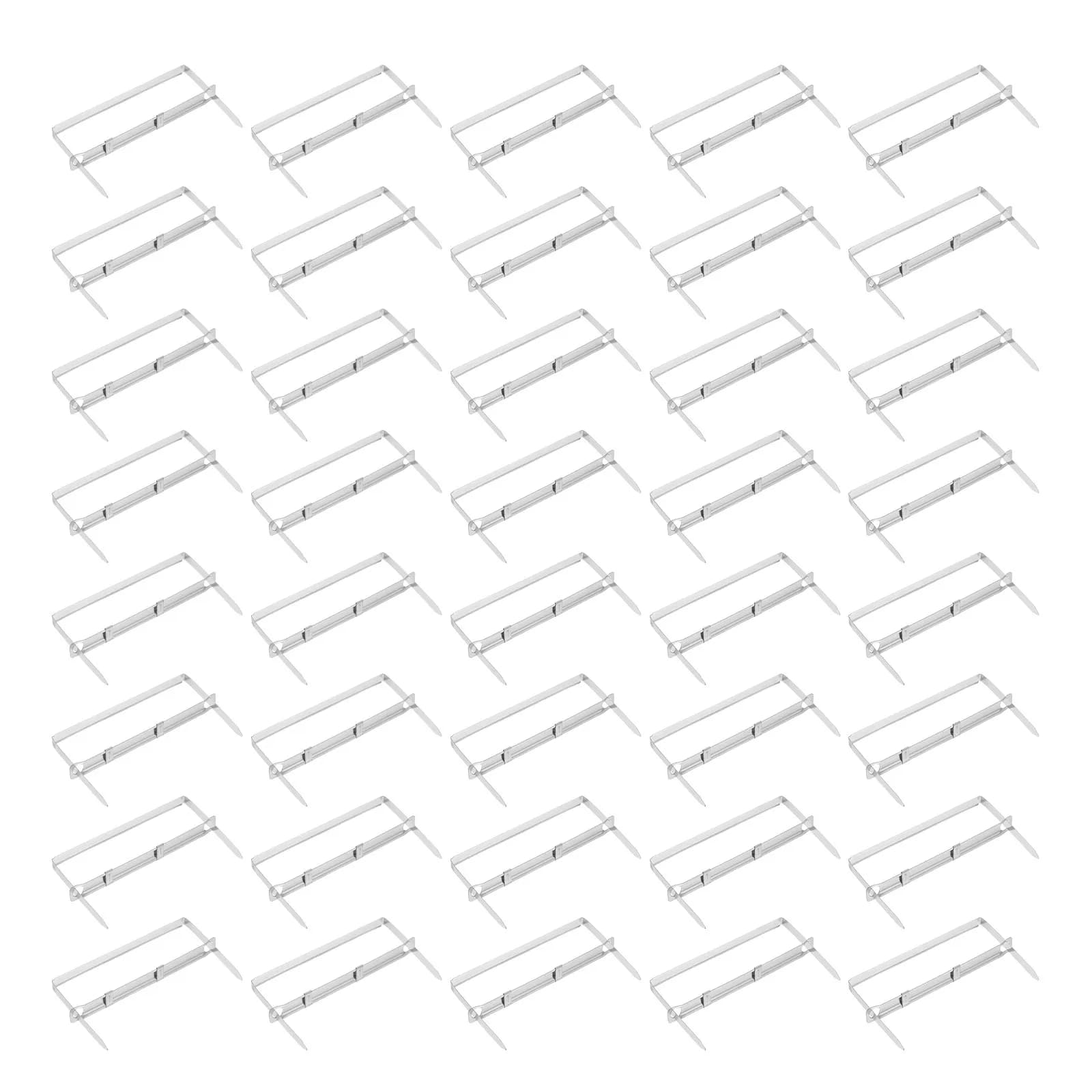 50Pcs 2 Hole Punch Prong Paper Fasteners Metal Binder Clips for Filing Documents Fast Secure Professional Workspace File Folder