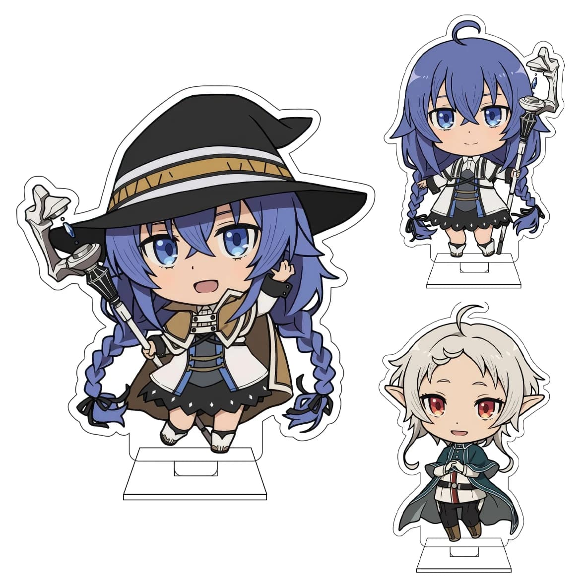 10CM Anime ‌Mushoku Tensei: Jobless Reincarnation Cosplay Cute Acrylic Figure Stand Plate Roxy Ornaments Gifts