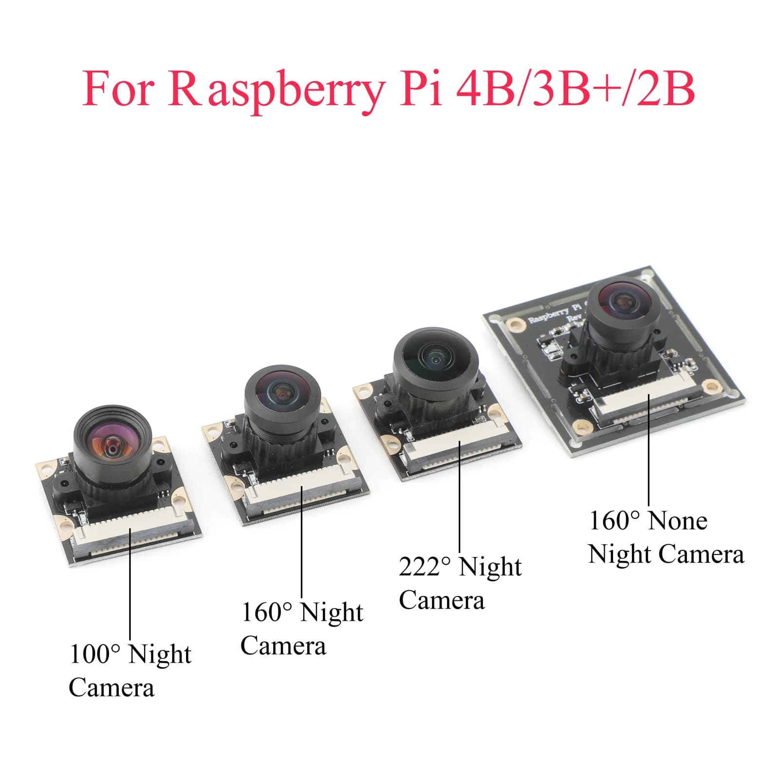 Modulo telecamera Telecamera HD 100 ° /160 ° /222 ° Modulo webcam grandangolare da 5 MP OV5647 1080p