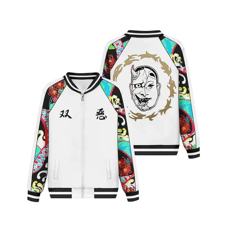 CyCosplay Revengers Costume Jacket Uniform Harajuku Kawata Nahoya Kawata Soya Men's Zip Coat Autumn Sweatshirt Hoodie