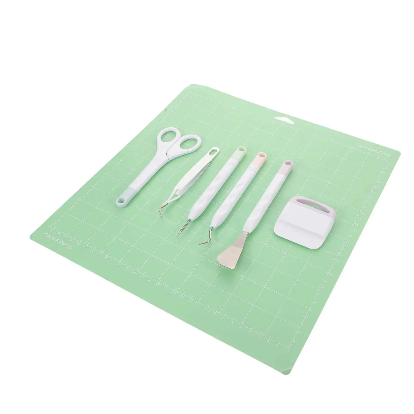 1Set Handicraft Scrapbook Kit Vinyl Weeding Tool Kit Ergonomic Precision Paper Carving Tools DIY Vinyl Project Accessories