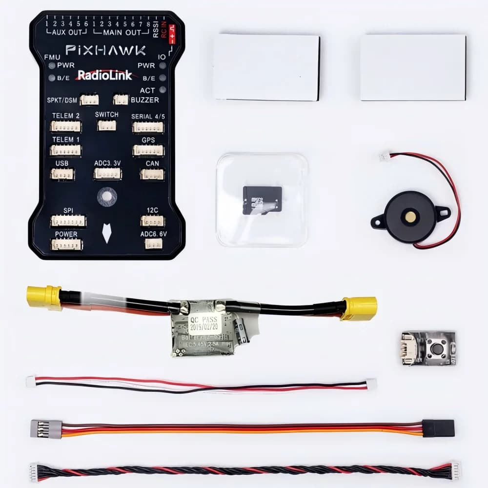 Radiolink Pixhawk PIX 2.4.8 32Bit Flight Controller FC con GPS M10N SE100 per Kit Drone Quadricottero a 6-8 Assi
