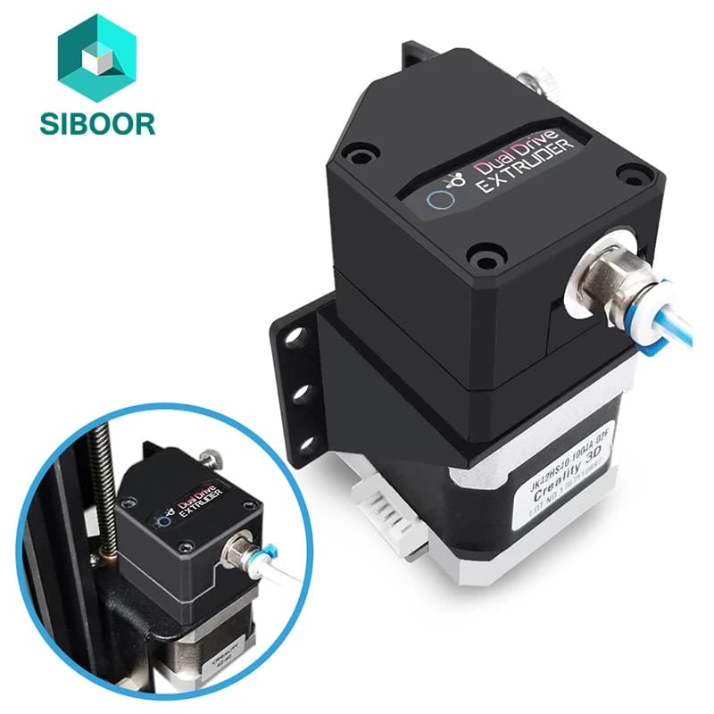 Extruder 3D Printer Parts Dual Drive Bowden Direct Extruder for PLA ABS PETG TPU TPU Nylon Carbon Fiber Wood Clasp