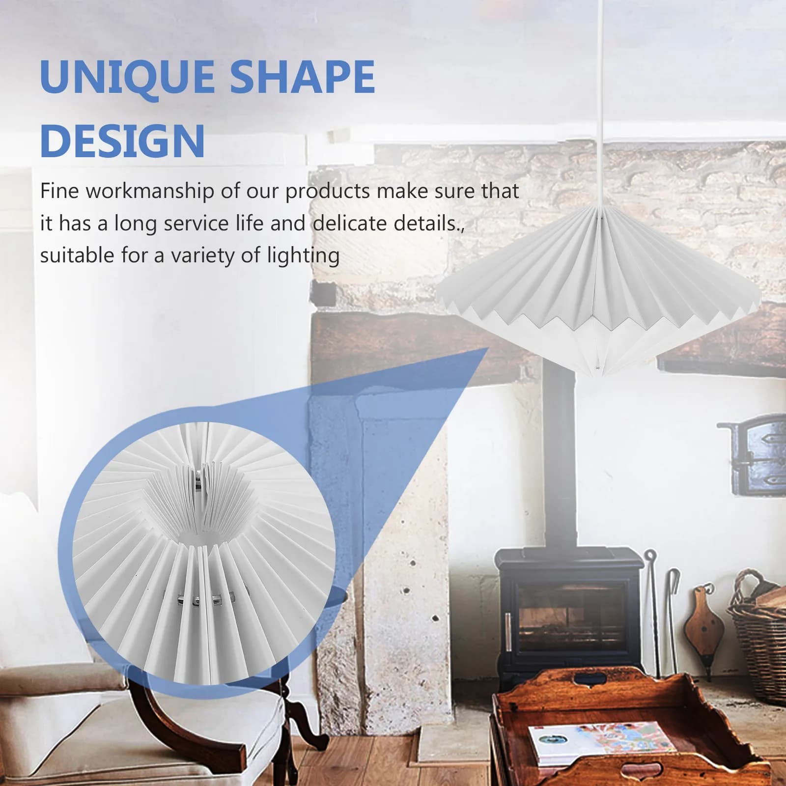 1Pcs Delicate Paper Folding Lampshade Creative Origami Light Cover Decorative Hanging Lamp Shade for Hotel Bar Modern Interior