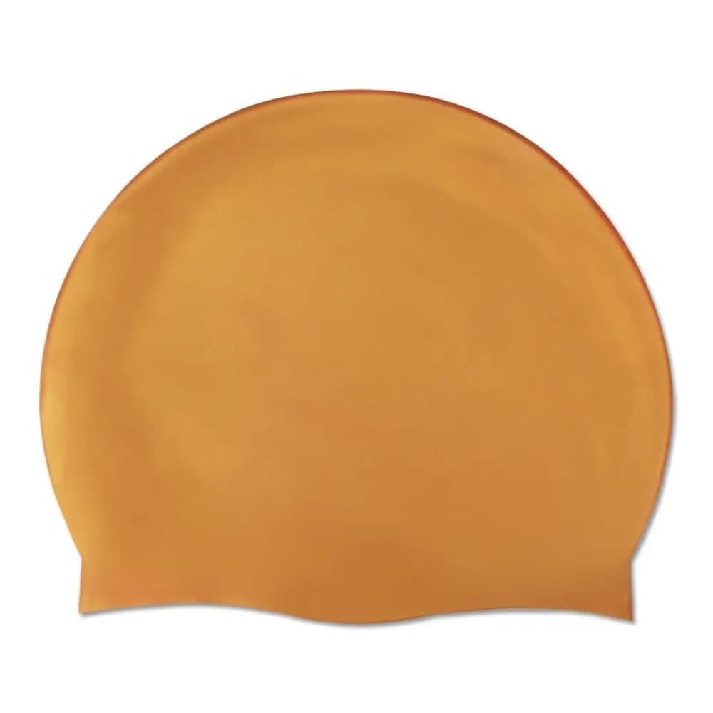 Ears Silicone Waterproof Solid Color Long Hair Large Swim Caps Silicone Swimming Caps Bathing Caps High Elastic Diving Hat