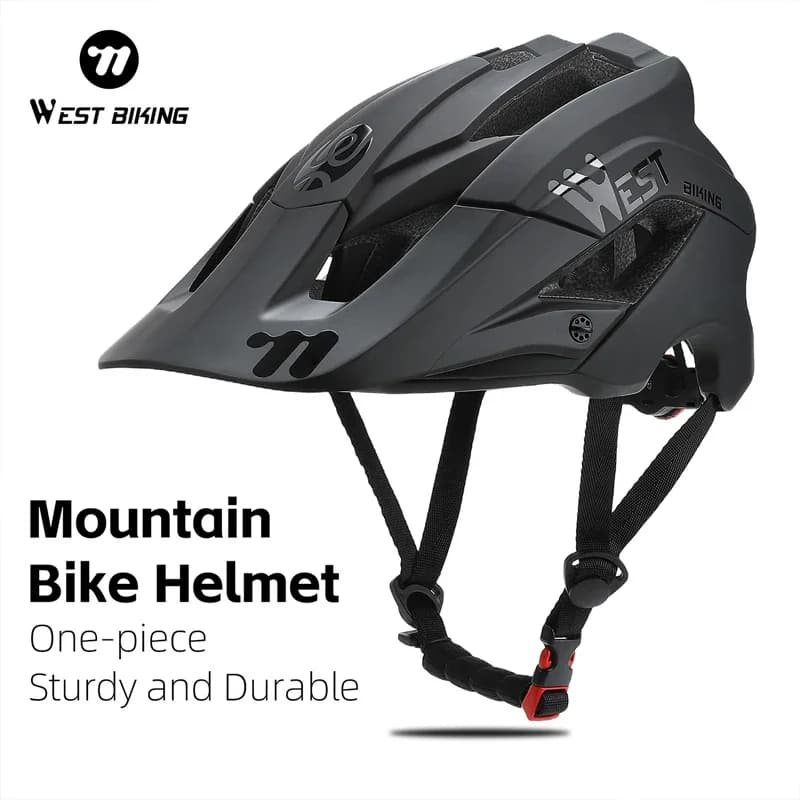 WEST BIKING Bicycle Helmet Trail XC MTB Offroad Bike Helmet Mountain Bike Helmet Enduro Bike Safety Helmet with visor