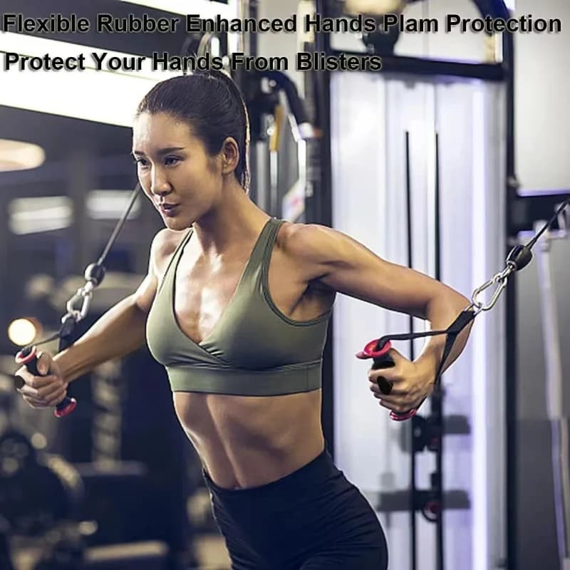 Guanti da Allenamento in Silicone con Impugnatura Antiscivolo, Traspiranti, per Sollevamento Pesi, Cross Training e Fitness