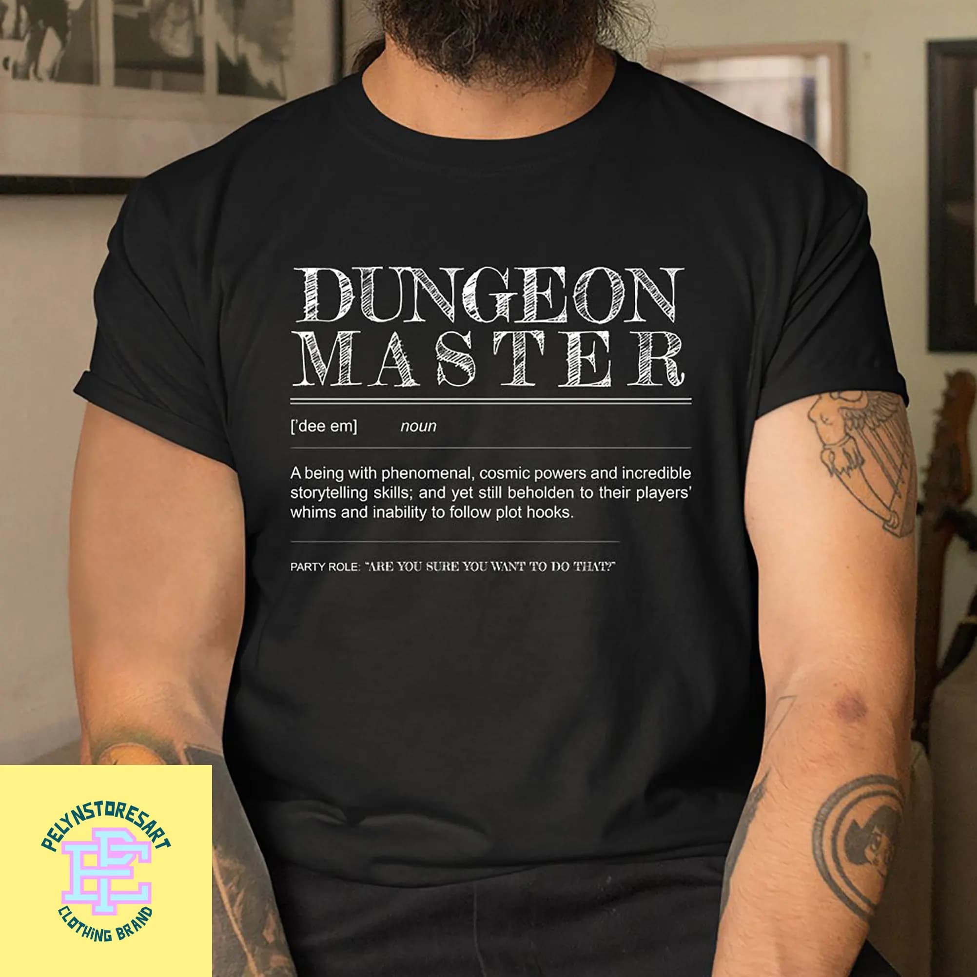 Dungeon Master T-shirt, Dungeons & Dragons T-shirt, DND T-shirt, Role-playing Game T-shirt, Dungeon Master Gift