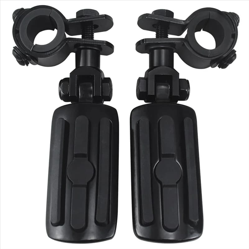 AEA7-Piedini per moto Poggiapiedi per barra da 1-1/4 pollici con morsetto per autostrada per Honda Davidson Road King Electra