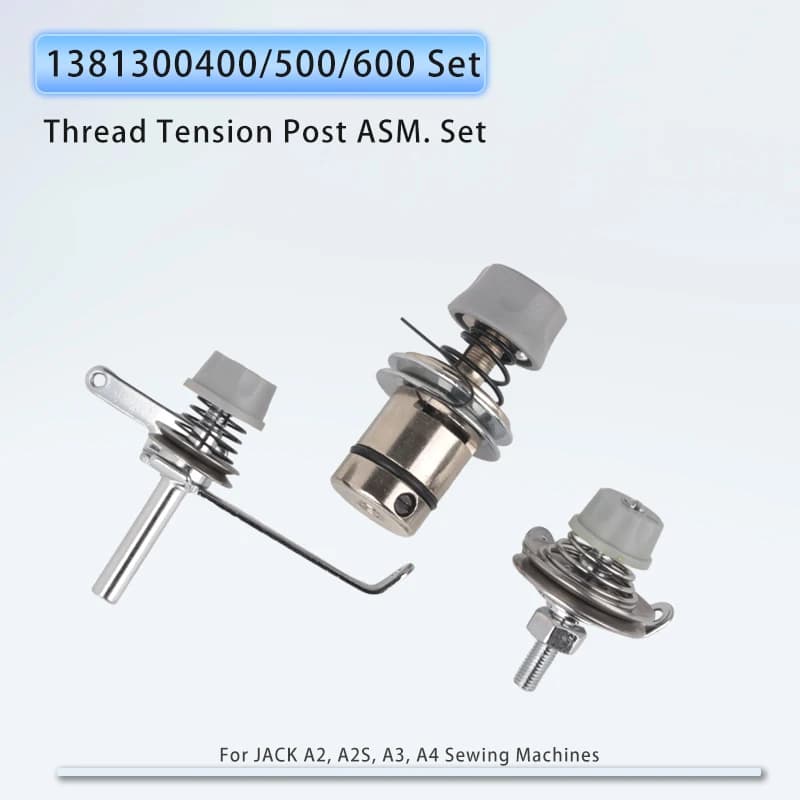 (3 PCS) Thread Tension Post ASM. Set Fit JACK A2, A2S, A3, A4 Sewing Machines 1381300400 + 1381300500 + 1381300600