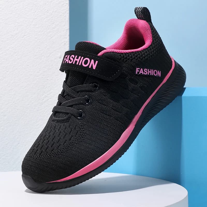 Scarpe Sportive per Bambini di Tendenza, in Tessuto Lavorato a Maglia Traspirante, Scarpe da Corsa Leggere e Morbide per Ragazzi e Ragazze, Sneakers Casual per Bambini