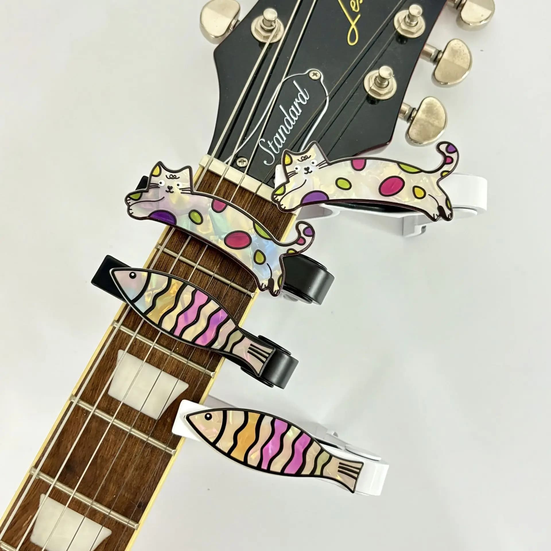 Maoyu Folk Guitar Capo Electric Acoustic Guitar Ukulele Capo Tuner Metal Capo Instrument Accessories