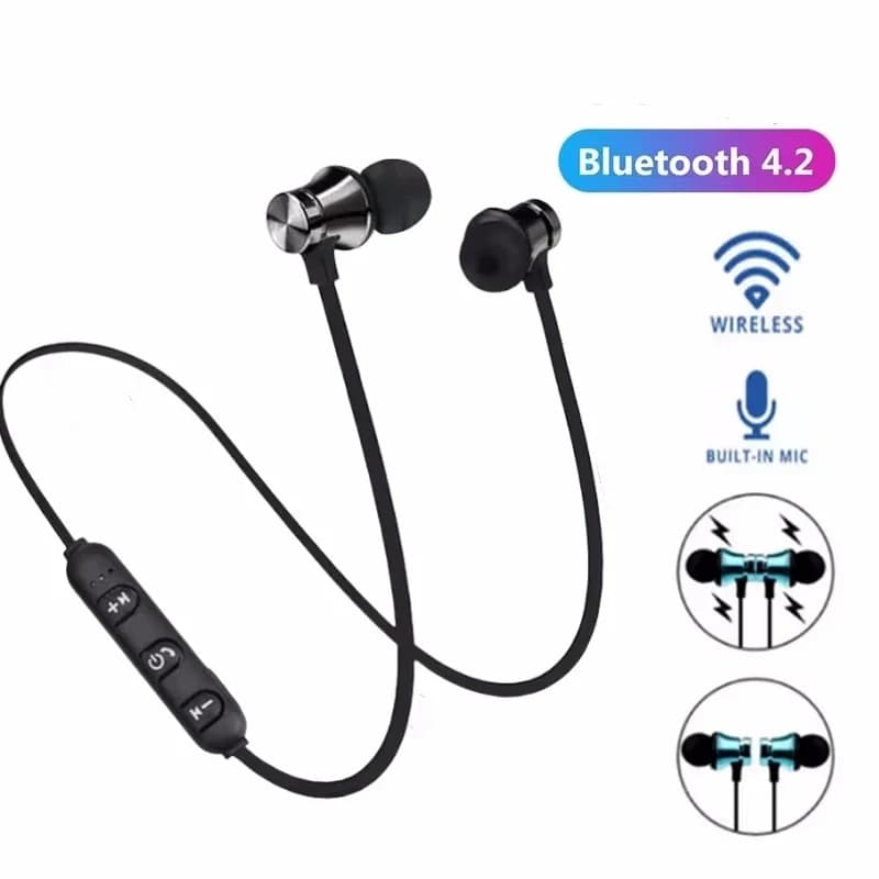 Auricolare Bluetooth wireless magnetico Nuovo archetto da collo in-ear Auricolari sportivi stereo wireless veri con microfono per Samrtphones