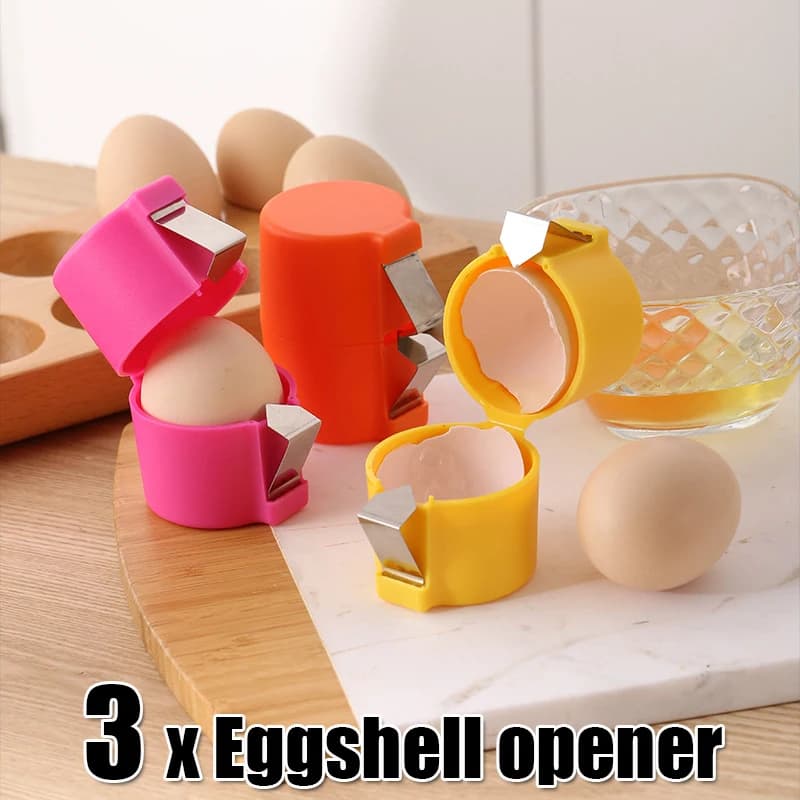 1/3 pezzi creativo apri guscio d'uovo apri uovo portatile cucina tenuto in mano frantoio guscio d'uovo utensili da cucina per la casa