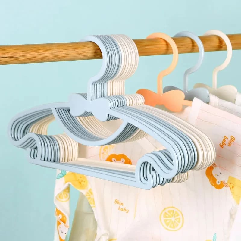 1-10 pezzi grucce per bambini in plastica per bambini appendiabiti per riporre i vestiti per la scuola materna grucce per bambini cappotti portatili per neonati casa