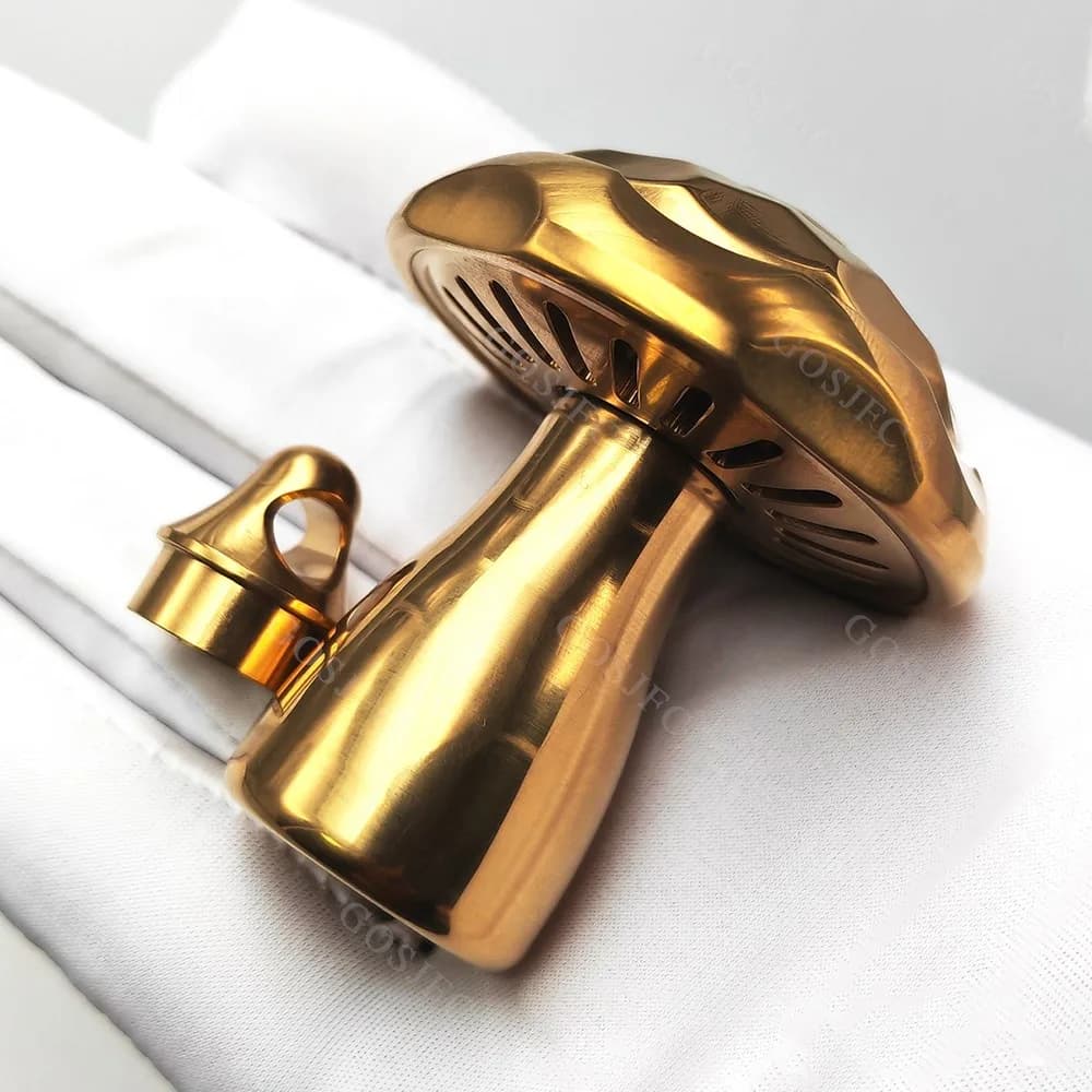 Golden Linkage Meccanico Fungo Fidget Spinner Ornamento da tavolo EDC Giocattolo antistress