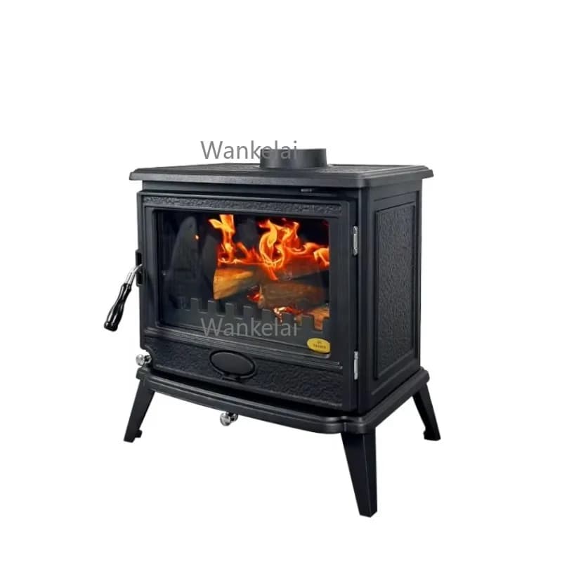 Mini modern classic wood stove Small cast iron outdoor camping stove Elegant design