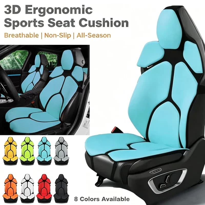 Cuscino per Sedile Auto Traspirante in Rete per BMW X1 E84 F48 U11 2009-2026, Supporto Lombare Ergonomico Antiscivolo, Protezione per Sedile Auto