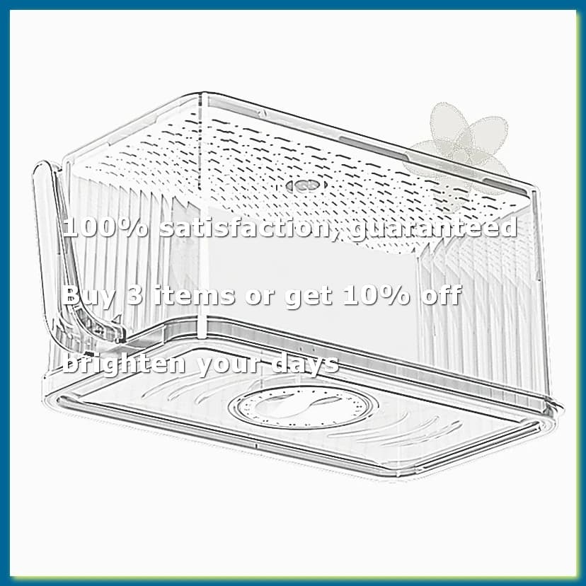Handle Refrigerator Storage Box Food Grade Kitchen Organizer for Vegetables Eggs Freezer Safe Container with Lid