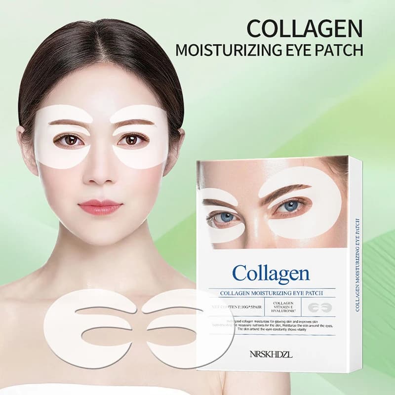 5 pairs/box Absorbable Collagen Type And Mask For Hydrating Eyes Pellicle For Eyes Mask Racking Nutrition Skin Care Eyes