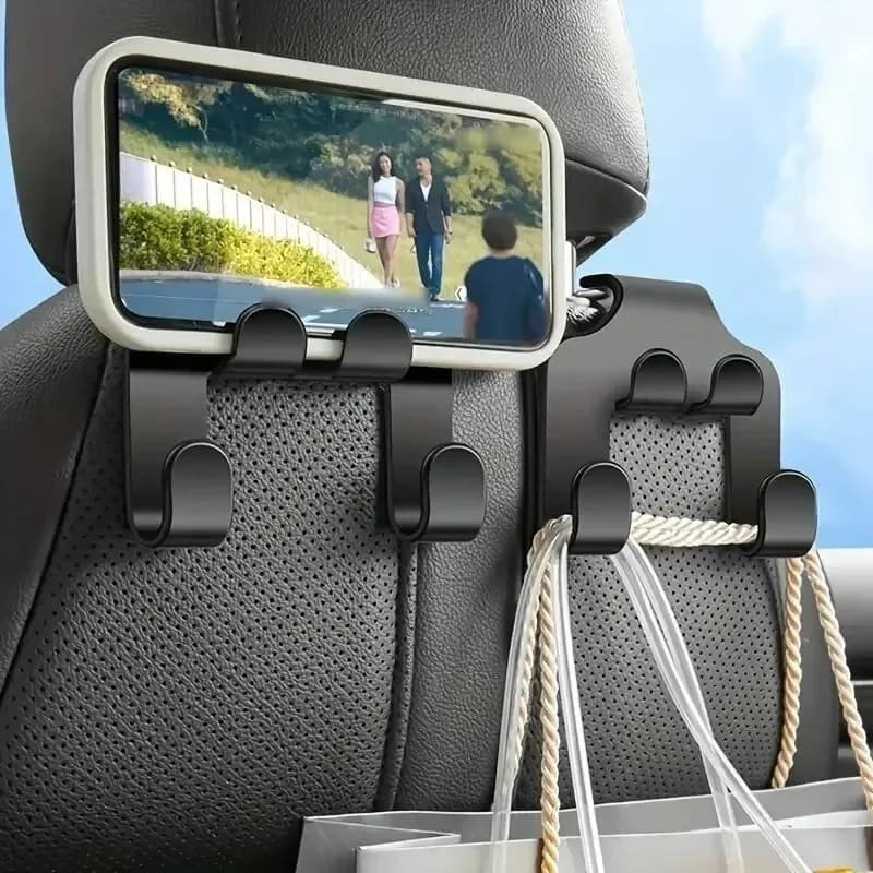 Supporto Universale per Telefono da Appendere al Sedile Posteriore dell'Auto, Supporto Portatile per Poggiatesta Posteriore