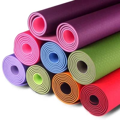 Tappetino Yoga in TPE Personalizzato con Logo, Spessore 6MM 8MM, Set Tappetino Pilates con Etichetta Privata, Antiscivolo ed Ecologico
