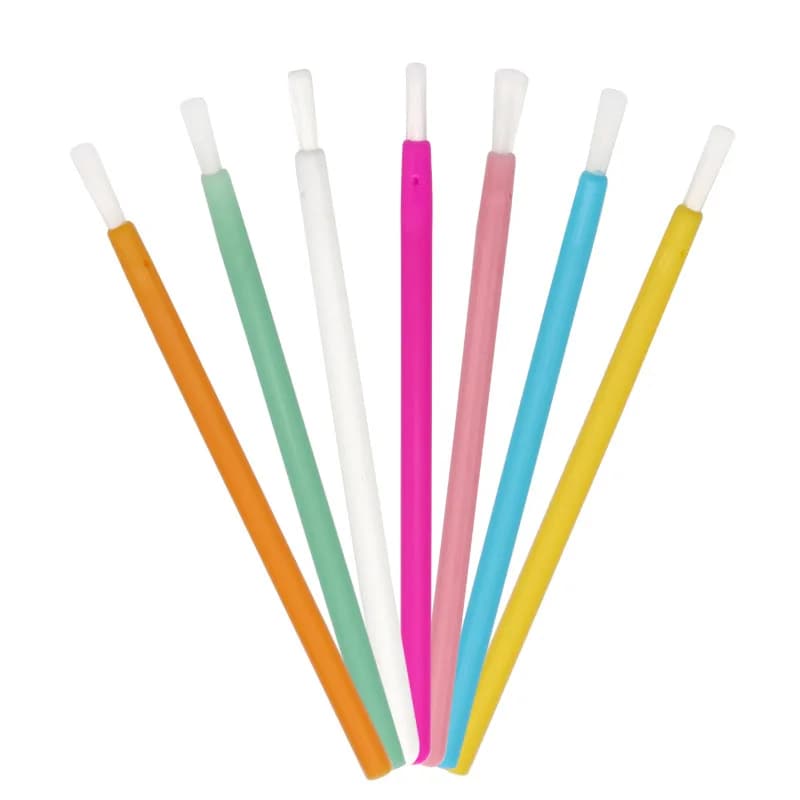 50 Pezzi Pennelli Monouso per Lucidalabbra, Strumenti Cosmetici Portatili per Donne, Pennelli in Fibra di Nylon per Trucco Labbra, Bacchette per Rossetto, Puliti