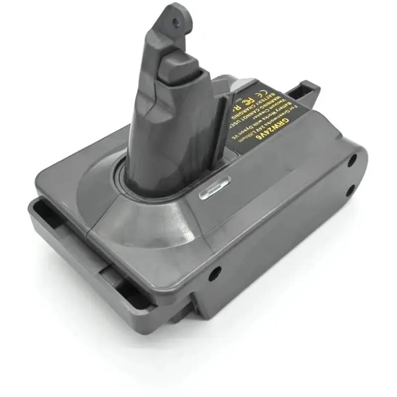 Daily Sale GRW24V6 Battery Adapter For Greenworks 24V Lithium Battery Power Supply For Dyson V6 Vacuum Cleaner Accessories