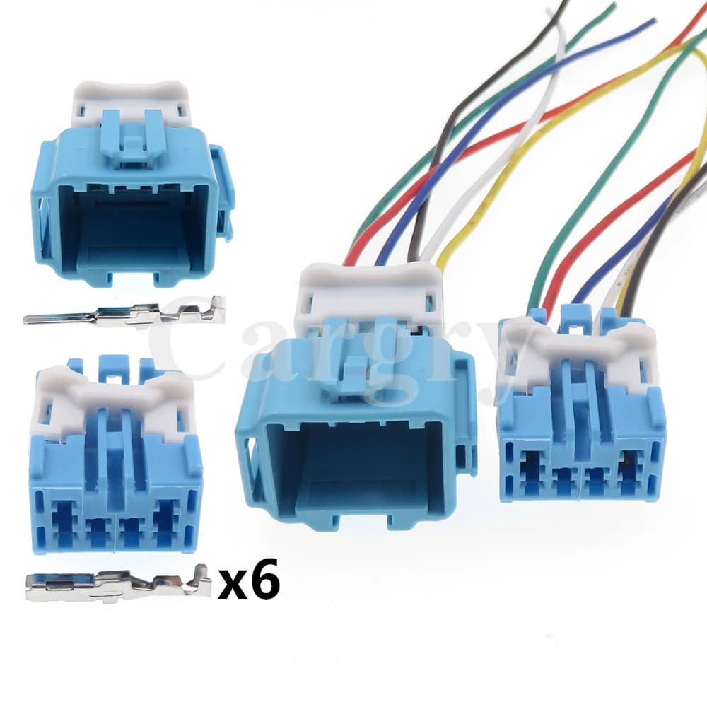 1 Set 6P 6098-1373 6098-1377 ricambi auto lampada atmosfera auto cablaggio presa non sigillata per Honda