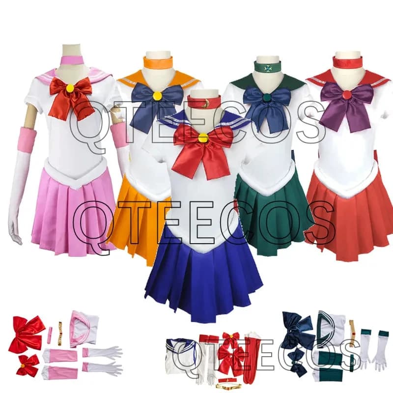 bilibili Cosplay Tsukino Usagi Costume Women Uniforms Anime Halloween Fancy Lolita Dress Socks Gloves Suitss,3'f.5;j.8