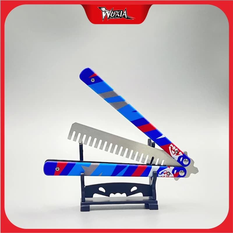 23 centimetri Valorant Arma Farfalla Pettine GO Vol 2 Melee Arma In Metallo Modello Gioco Periferico Samurai Spada Arma Regali Giocattoli per I Ragazzi