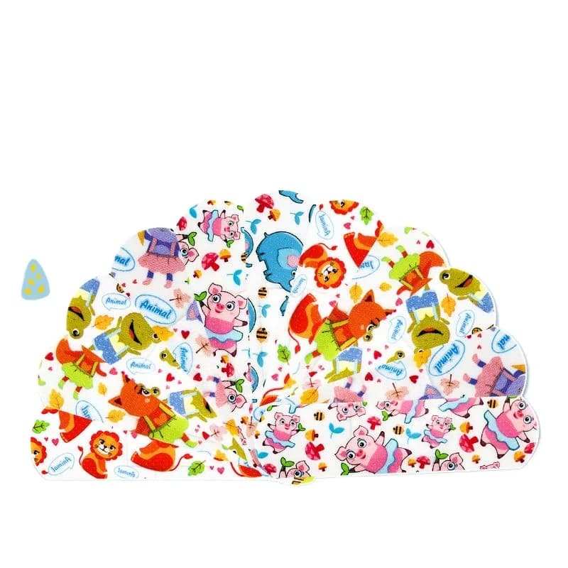 100PCS Animali dei cartoni animati Cerotto Strisce per bambini Patch per la pelle per adulti Cerotti per ferite Woundplast Kit di pronto soccorso