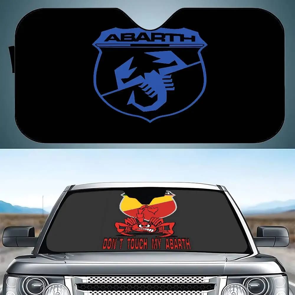 A-a-Abarth-S Parasole per Parabrezza Elegante e Alla Moda, Copertura per Parabrezza Auto, Tenda Parasole per Auto, Copertura Protettiva Solare per Auto