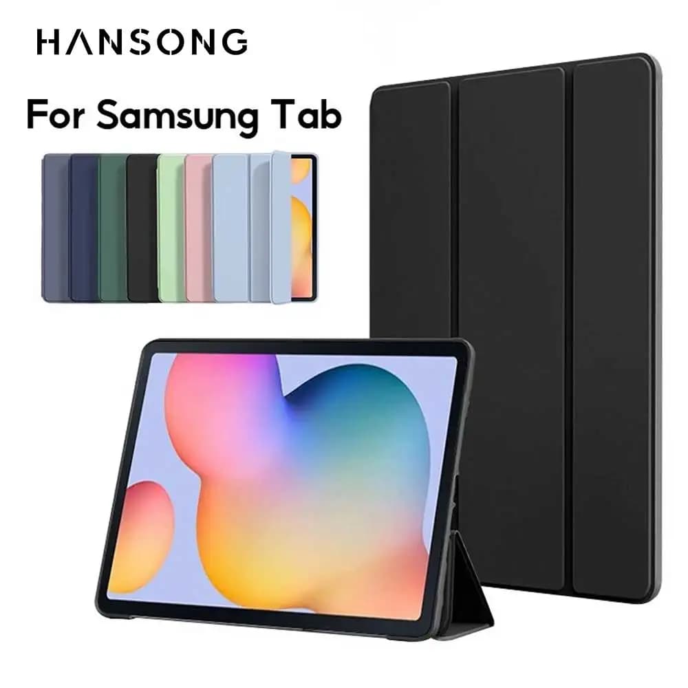 Per Samsung Custodia Galaxy Tablet Custodia per A7 lite S6 liteTab A9 A8 A7 S7 S8 S9 e Plus FE Smart Auto Sleep Wake Funzione Cover