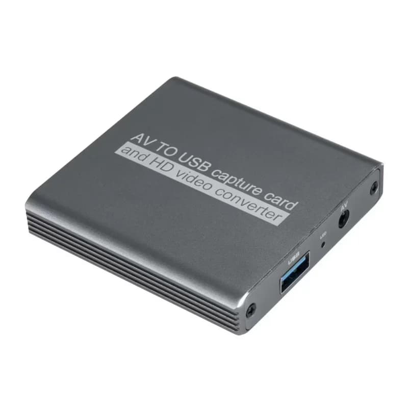 AV to USB2.0 Video Capture Card Adapter HDTV with for Computer Video Recording Live Streaming Capture Card 1080P