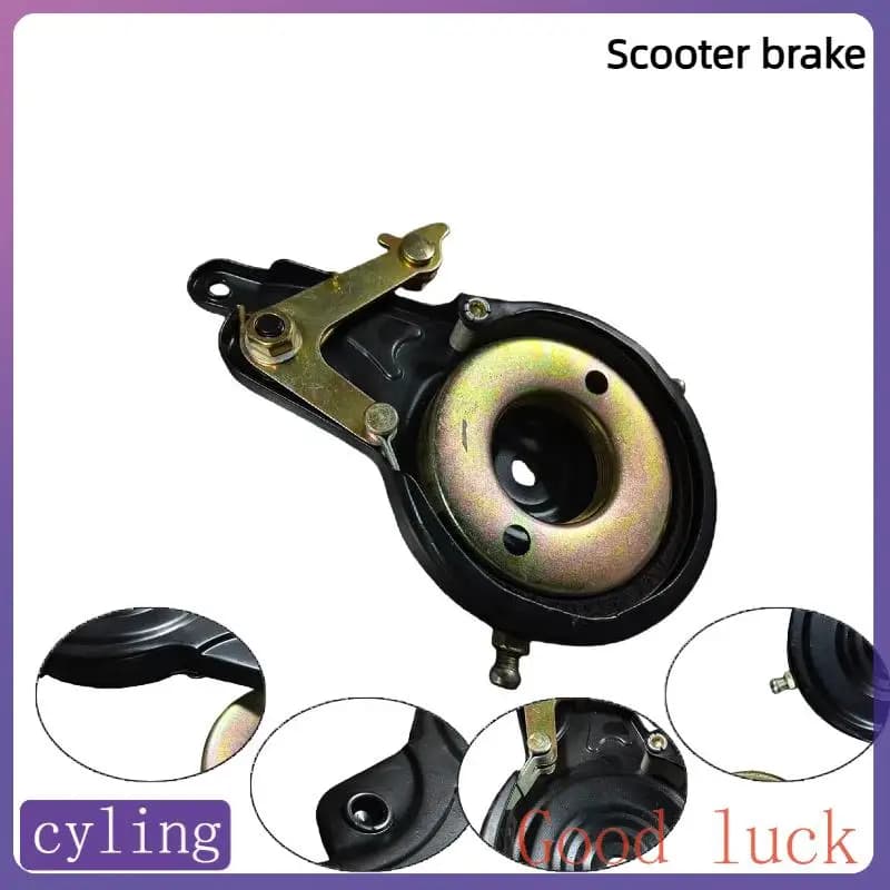 Black Brake Drum Brake For Dolphin Electric Scooter Part Rear Repair Replacement Steel Wheel 70mm High quality