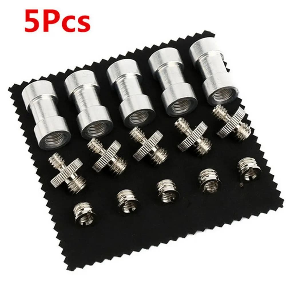 Adattatore convertitore filettato da 1/4'' a 3/8'' per treppiede, flash e supporto luce per fotocamere DSLR/SLR - Hot Sale