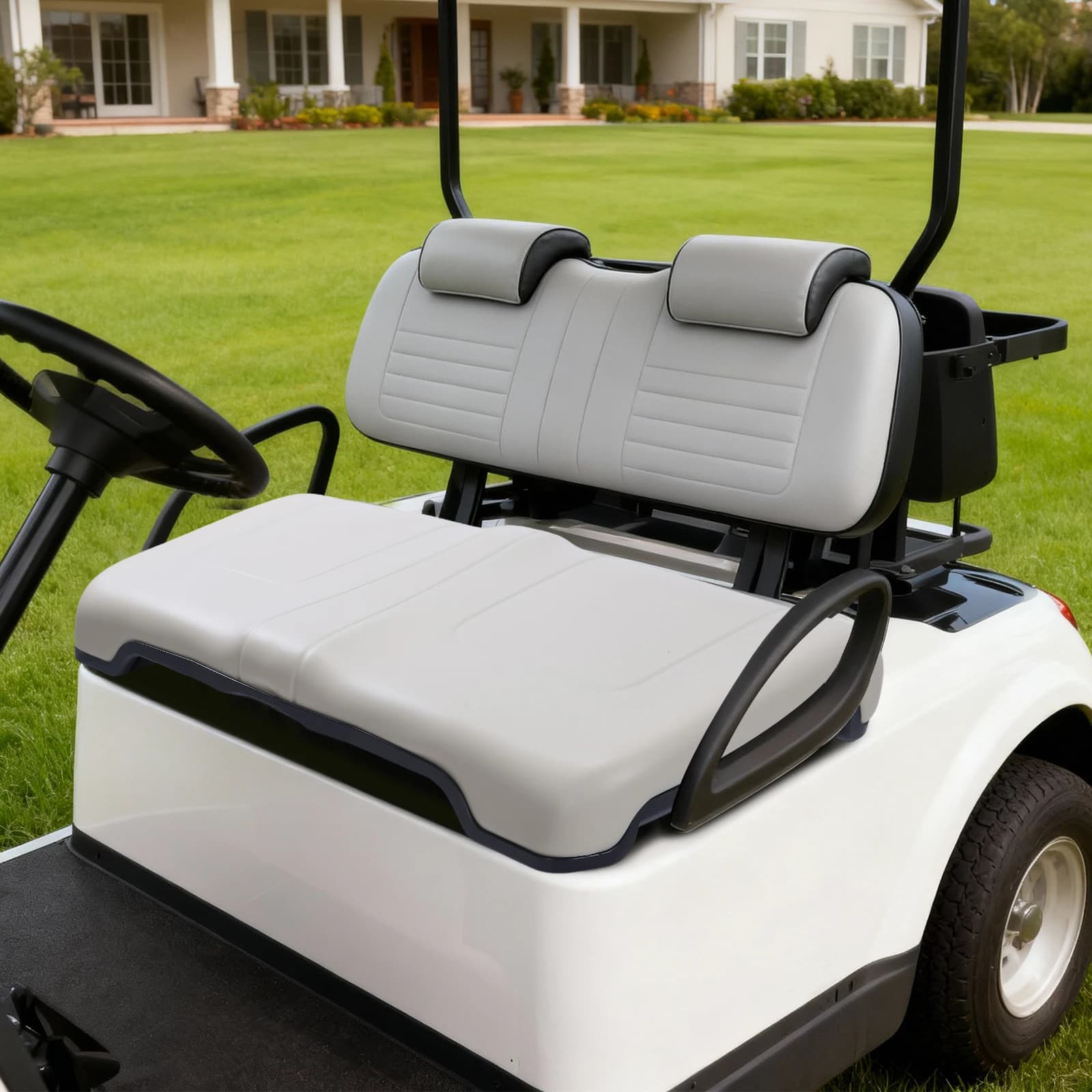 Coprisedili Anteriori di Ricambio per Golf Cart, Cuscino Sostitutivo per Sedile Senza Chiusura a Graffette, per Yamaha G29-2/Drive2 2017+