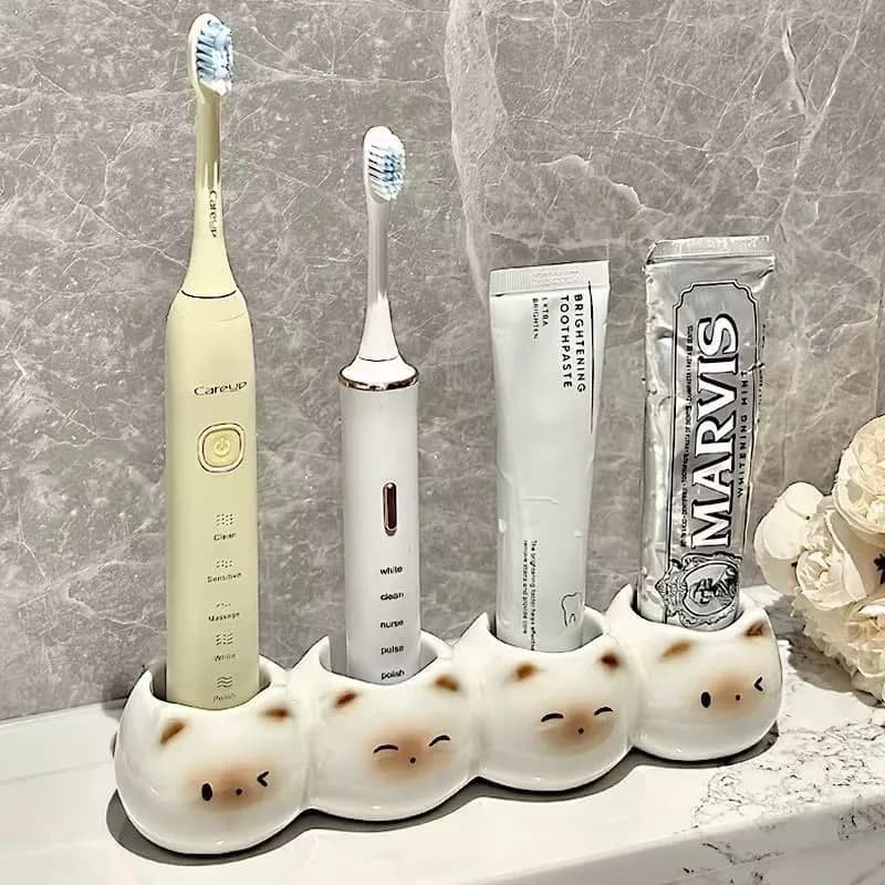 Creativo animale design portaspazzolino portaoggetti simpatico cartone animato per bambini bagno WC portaspazzolino portaoggetti ornamento ZG700