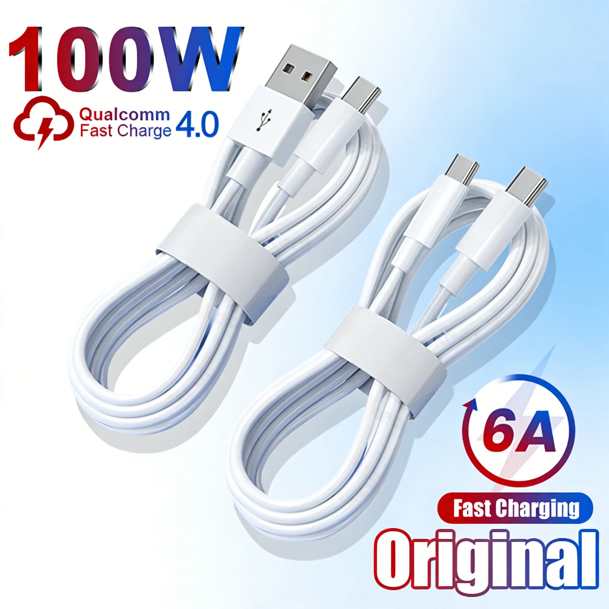 Cavo PD 100W tipo C, cavo dati per ricarica super veloce, cavo dati per Huawei P50 P40 Honor Samsung Xiaomi USB C, cavo per ricarica rapida