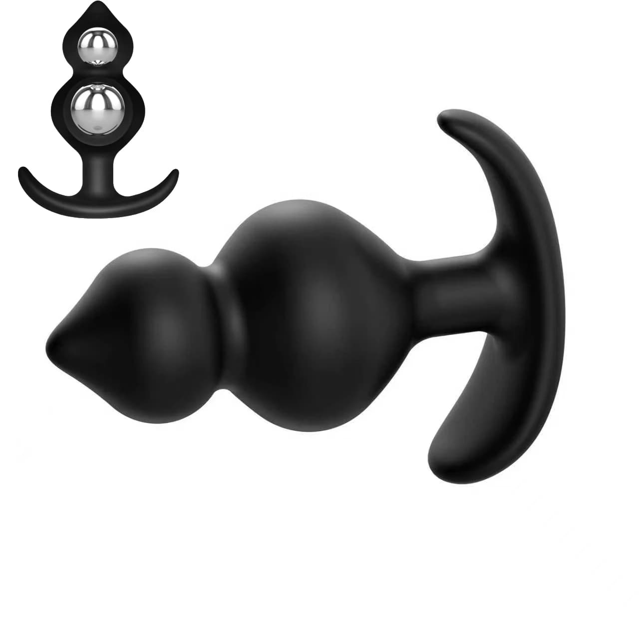 Vendita Diretta Fabbrica: Plug Anali Indossabili con Palline Anali in Acciaio, Palline Vaginali, Dildo con Perline a Strappo per Stimolazione Anale, Buttplug, Giocattolo Sessuale per Adulti 18+