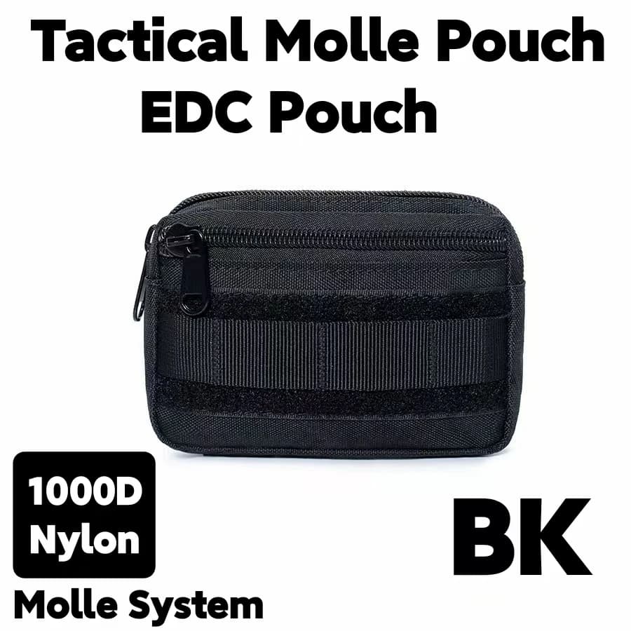 Small Molle Pouch EDC Tool Waist Pack Knife Phone Holder Wallet Outdoor Travel Running Camping Hunting Accessories Organizer Bag