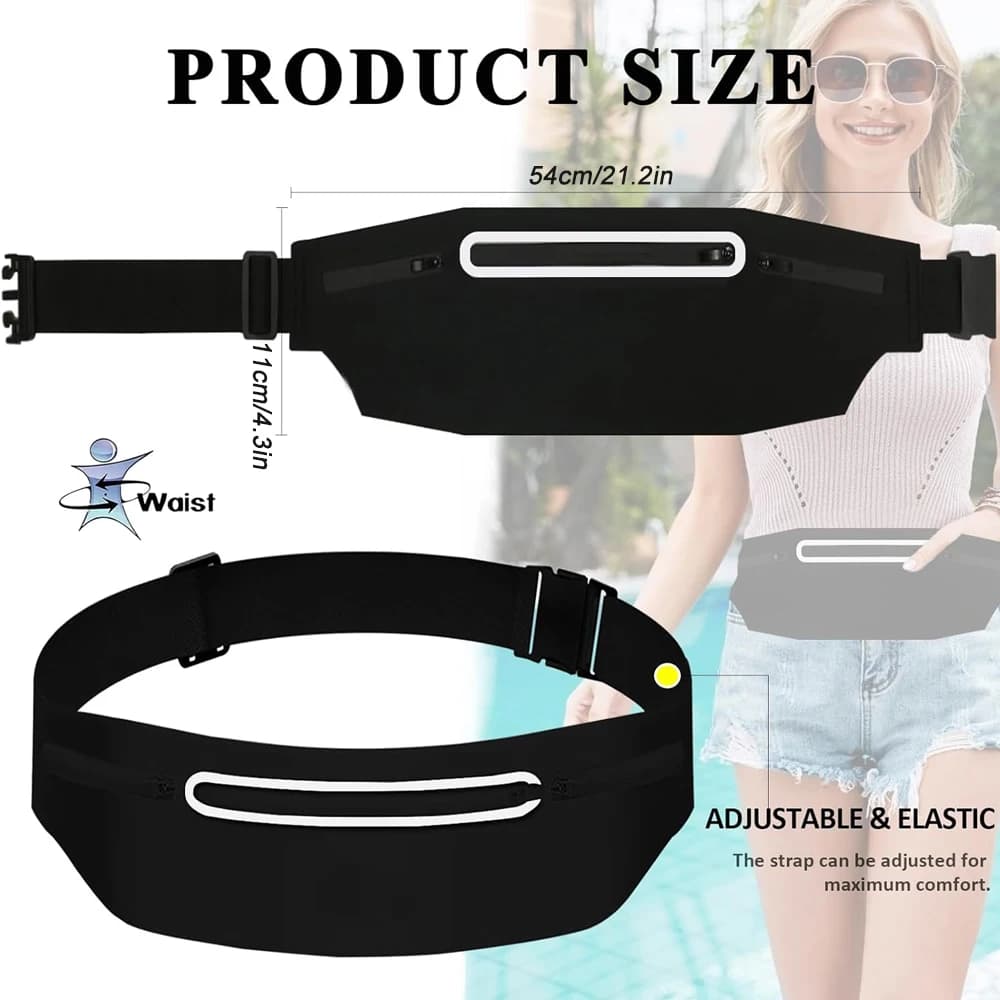 1 Piece Thin Running Waist - Women's Man Phone Waist - Lightweight and without bounce for workouts, jogging, travel